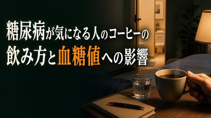 糖尿病が気になる人のコーヒーの 飲み方と血糖値への影響