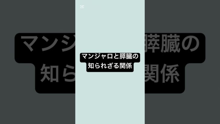 マンジャロと膵臓の知られざる関係 #薬剤師 #薬 #健康 #糖尿病 #ダイエット #マンジャロ ￼