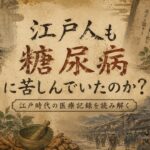 江戸人も糖尿病に苦しんでいたのか？｜江戸時代の医療記録を読み解く