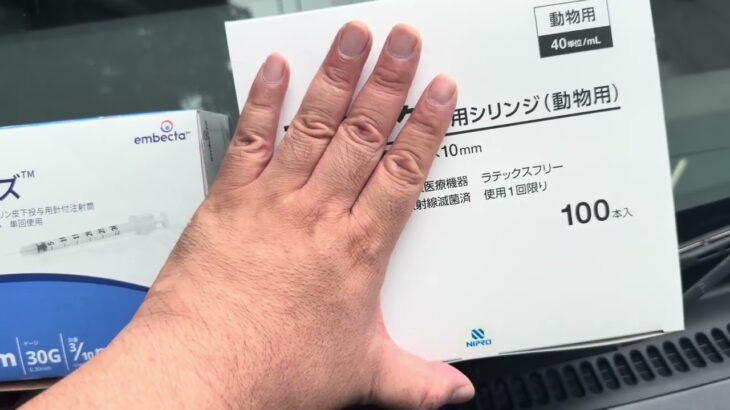 ナフサ不足の影響が出始めました　糖尿病でインスリンを投与している飼い主の皆様へ【キャンベル動物病院】