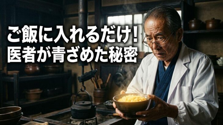 【糖尿病】ご飯にアレを入れるだけ？医師が絶望から見つけた奇跡