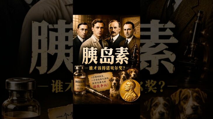 骨科医生发现胰岛素的故事#胰岛素抵抗 #糖尿病  #诺贝尔奖#发明