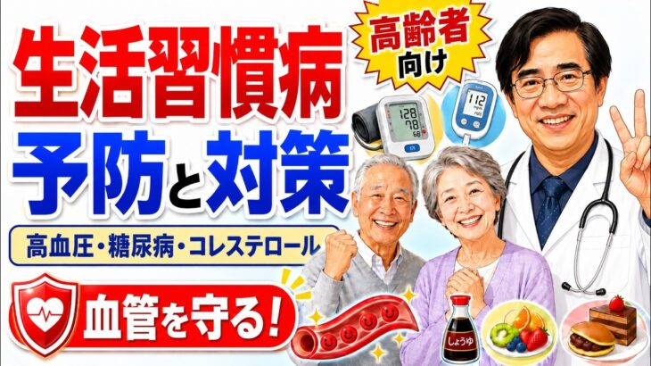 【高齢者向け】生活習慣病の予防と対策｜高血圧・糖尿病・コレステロールをやさしく解説