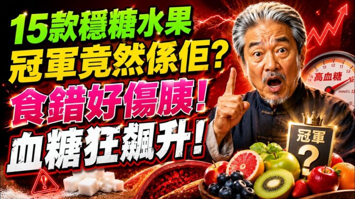 糖尿病能吃什麼水果？15款【控糖水果排行榜】第1名竟是它！改善胰島素阻抗、預防高血糖的科學飲食指南