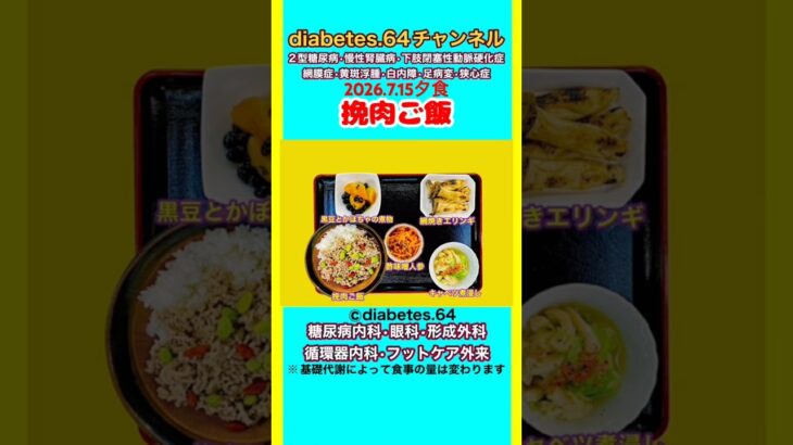 【挽肉ご飯】 塩分は1日5g#2型糖尿病#CKD#LEAD#狭心症#白内障#食事療法#自炊記録#提出用画像