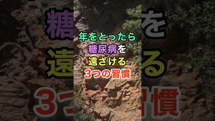 年をとったら糖尿病を遠ざける3つの習慣　#名言 #雑学 #知恵 #開運