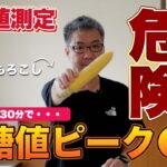 【血糖値検証】糖尿病の食事としてアリ？とうもろこしを単体で食べたらたった30分でピーク●●に…