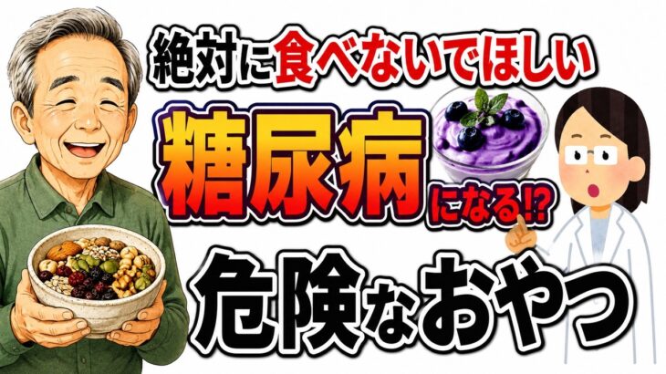 【50代・60代は必見】糖尿病専門医が教える「危ないおやつ」——健康食だと思って食べているものが血糖値を壊しています」
