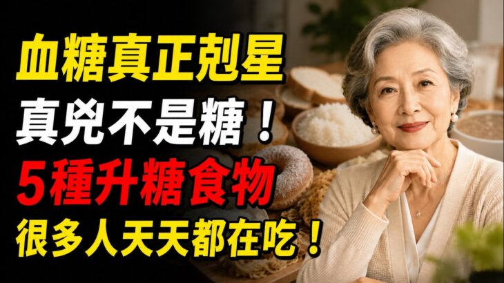 糖尿病最怕不是甜食！這5種食物升糖更快，很多人天天吃還不知道，12種黃金控糖食物曝光！