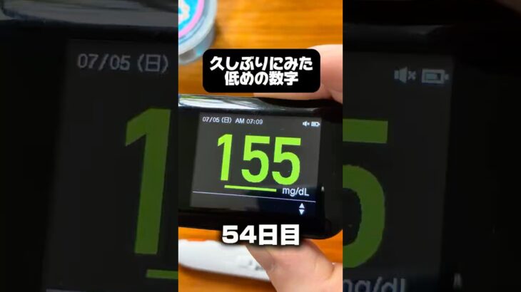 54日目の記録 #ダイエット #糖尿病 #血糖値
