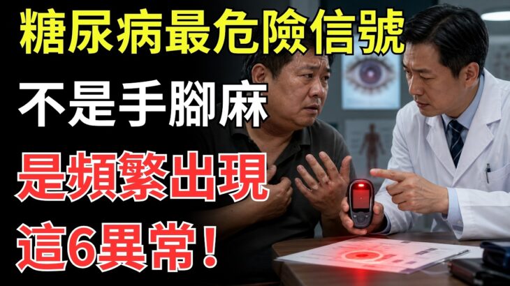 內分泌主任：糖尿病最危險信號，不是手腳麻，是頻繁出現這6異常