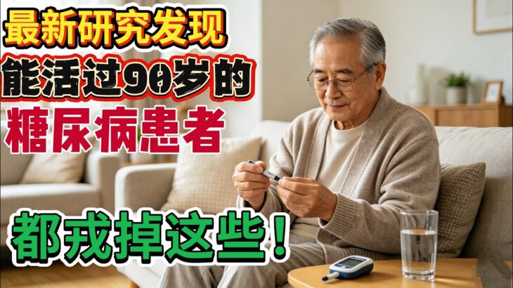 糖尿病必看】最新研究发现，如果糖尿病患者在60岁戎掉这些，能活到90岁！#糖尿病＃血糖高＃控糖 ＃降血糖 #糖尿病饮食 #糖尿病并发症 ＃健康长寿#中老年健康 #养生知识＃血糖管理