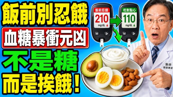 糖尿病別再挨餓！醫師警告：血糖越餓越高，這8種點心才是真正救星