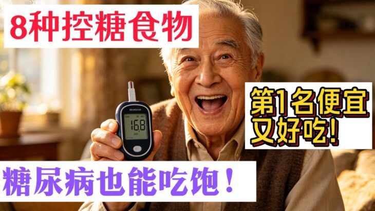 糖尿病不用天天挨饿！医生推荐8种控糖食物第1名便宜又好吃，吃得饱、血糖更稳定！#糖尿病 ＃控糖#降血糖 ＃稳定血糖 ＃血糖高 #糖尿病饮食 ＃控糖早餐＃鸡蛋 #燕麦60岁健康＃中老年健康