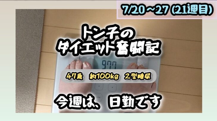 【糖尿病】トン子のダイエット奮闘記㉑【体重98.6k/脂47.7】