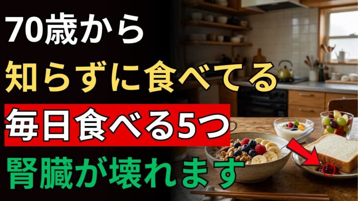 【99％の人が知らない】糖尿病の人が絶対に食べてはいけない食品5選｜放置すると腎臓まで傷つきます