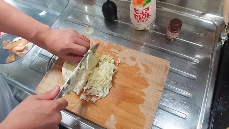 深夜にキャベツ焼きとか作る糖尿病の品格あるお料理記録 COOKING LIVE ASMR