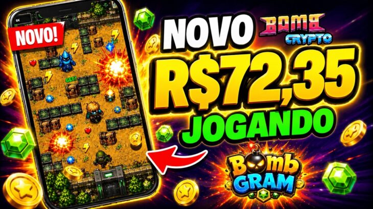 💣 CORRE!! NOVO BOMB CRYPTO – JOGO NFT GRÁTIS – COMO INICIAR no BOMB GRAM ?