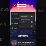 Discord released Duplicate Role feature #discordapp #nft #discordguide #twitch #discordtips #roblox