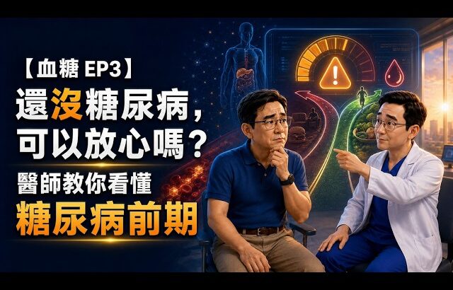【血糖 EP3】還沒糖尿病，可以放心嗎？醫師教你看懂糖尿病前期