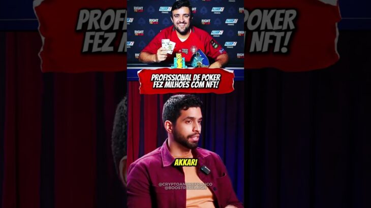 Ele ganhou MILHÕES com NFT usando essa jogada.. #poker #criptoparatodos #boostresearch #andrefranco
