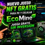 🎁GANA un NFT GRATIS de $20 USDT💸Empieza Sin Invertir Nada | EcoMine NFT (PC y Celular)