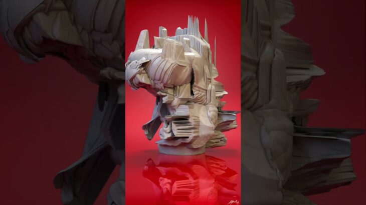 Glitching Juno Monetta in Red, by Marjan Moghaddam, Unit London Digital NFT Drop, 2021.