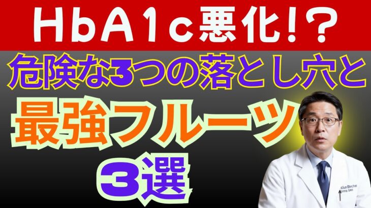 HbA1c 9%超え!?】医師が暴露！糖尿病でも“絶対NG”な危険フルーツとは？
