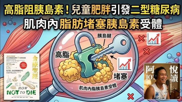 高脂阻胰島素！兒童肥胖引發二型糖尿病｜《How Not to Die》第六章（Part -1）｜阿JOY悅讀 EP39