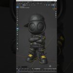 How are NFT heroes born? 👾 ! 📈#3dart #blender #trading #nftboystyle #shorts