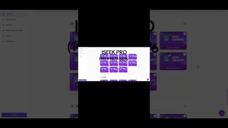 ISEEK PRO, PAINEL DE CONSULTAS COMPLETO. #sistemas #tecnologia #nft