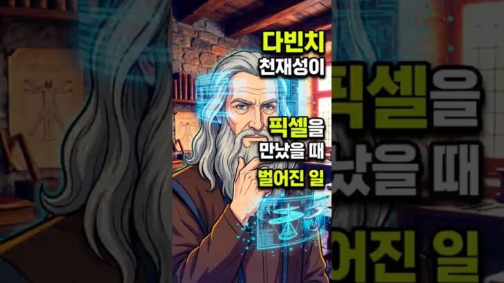 레오나르도 다빈치가 K-디지털 아트(NFT, 미디어 파사드)를 배운다면? 르네상스를 뒤흔든 빛의 예술가