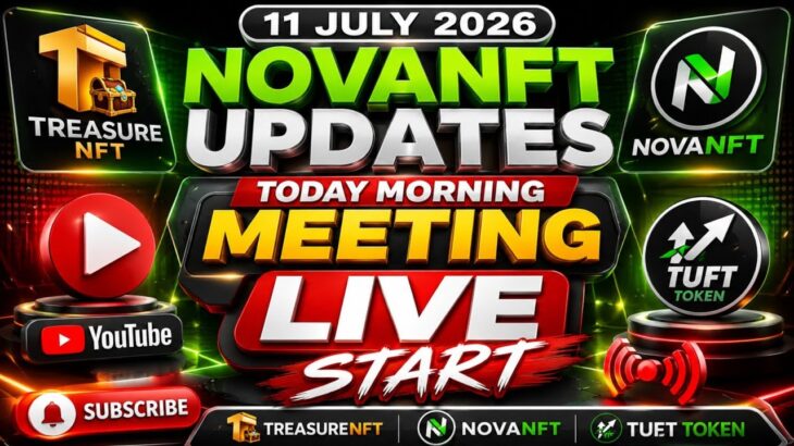 LIVE: TREASURE NFT MEETING | LATEST UPDATES AND INFORMATION | WITHDRAWAL UPDATE NOVANFT |