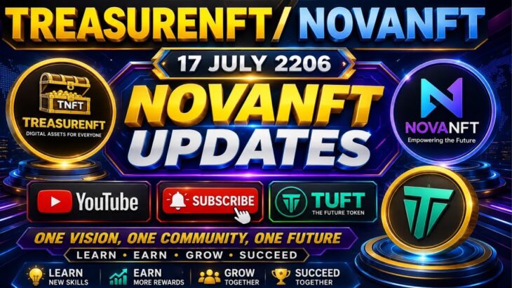 LIVE: TREASURE NFT MEETING | LATEST UPDATES AND INFORMATION | WITHDRAWAL UPDATE NOVANFT |