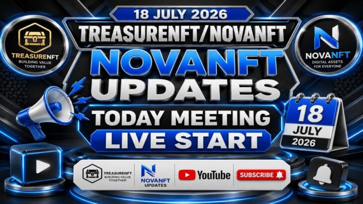 LIVE: TREASURE NFT MEETING | LATEST UPDATES AND INFORMATION | WITHDRAWAL UPDATE NOVANFT |