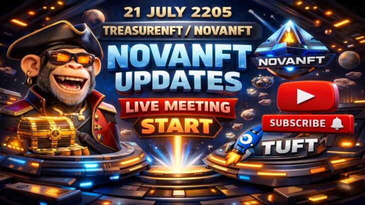 LIVE: TREASURE NFT MEETING | LATEST UPDATES AND INFORMATION | WITHDRAWAL UPDATE NOVANFT |