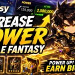 NEW IDLE NFT GAME. HOW TO INCREASE COMBAT POWER IN IDLE FANTASY