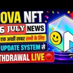NOVA NFT GOOD NEWS TODAY || WITHDRAWAL LIVE SYSTEM UPDATE TODAY || #novanft #trending #tuft
