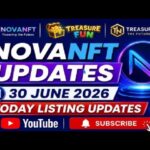 NOVA NFT UPDATE 30 JUNE TODAY LISTING UPDATE / #novanft #trending #treasurenft #treasurefun