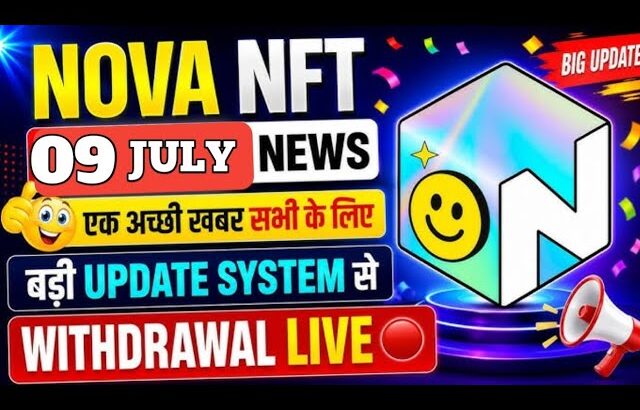 NOVA NFT WITHDRAWAL START / BLOCK CHAIN ⛓️ LISTING NEW UPDATE TODAY / #novanft #treasurenft #tuft