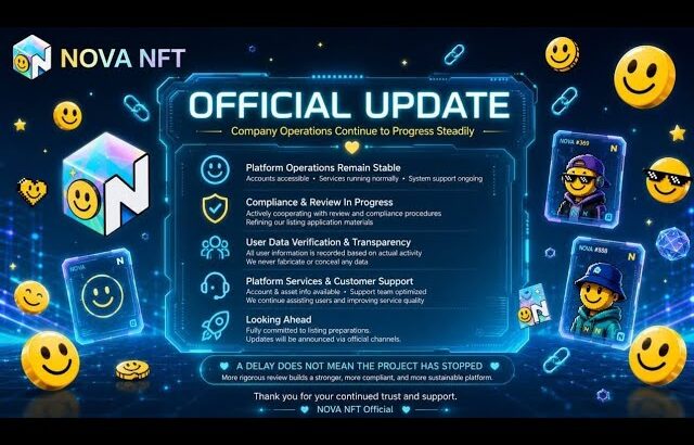 NOVA NFT WITHDRAWAL START NEW UPDATE TODAY TUFT TOKEN IMPORTANT INFORMATION / #novanft