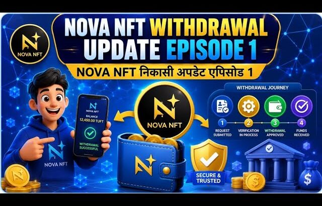 NOVA NFT WITHDRAWAL UPDATE EPISODE 1 || BLOCK CHAIN ⛓️ LISTING || TUFT TOKEN LISTING || #novanft