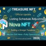 New update Dear NOVA NFT Community,💎 First and foremost, wen new update vairl TREASURE NFT