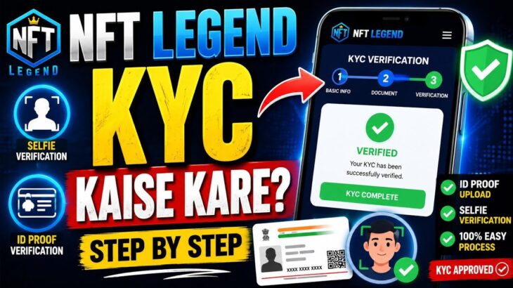 Nft Legend KYC Kaise kare – nft Legend se withdrawal kaise kare