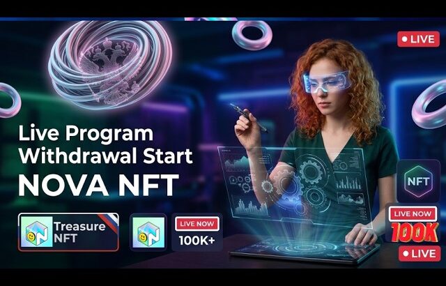 Nova NFT Very  Important Update Withdrawal Live Program Withdrawal Start Video Live