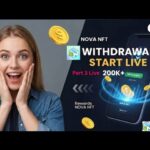 Nova NFT Very Very Important Update Withdrawal Live Program Withdrawal Start Now Live Now Part 3