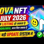 Nova NFT Withdrawal Good News 1 July Update || Tresure Fun Nova NFT Listing Withdrawal Message