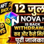 Nova Nft Big update Today | Treasure Nft Withdrawal Update |  नोवा Nft विदड्रॉल कब या कैसे होगा 🚨