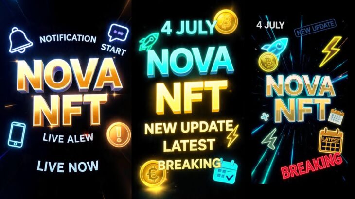 Nova Nft Live Listing Update 🫥Today Nova Nft Very Important Mitting Video Nova Nft Notification News