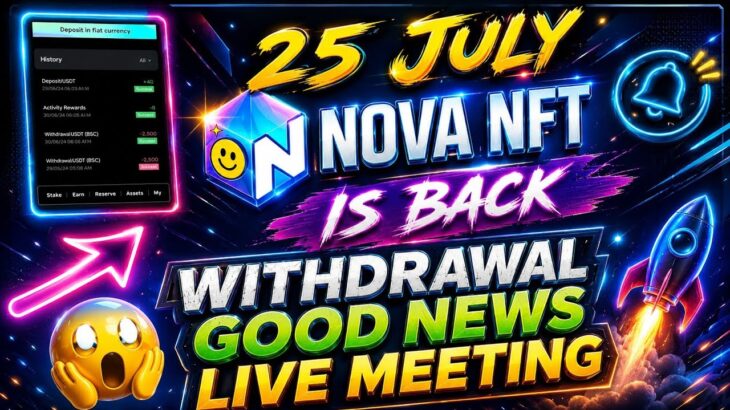 Nova Nft New Update Today | Treasure Nft Withdrawal Update | TUFT TOKAN Update | Nova Nft Today News
